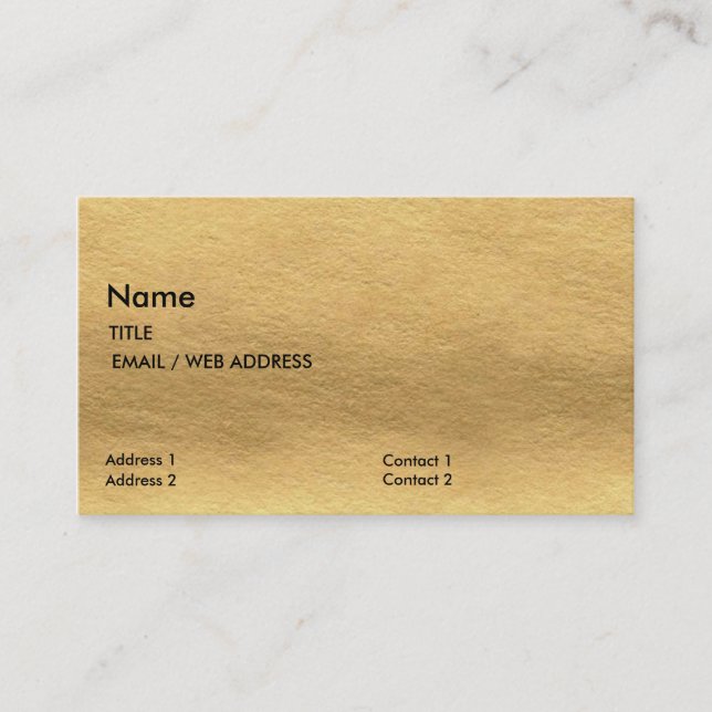 CUSTOMIZABLE BUSINESS CARDS (Front)