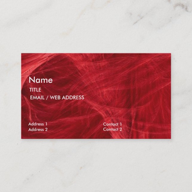 CUSTOMIZABLE BUSINESS CARDS (Front)