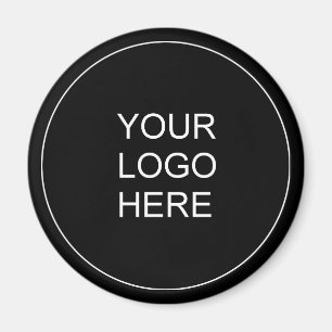 Customizable Business Company Logo Text Template Magnet
