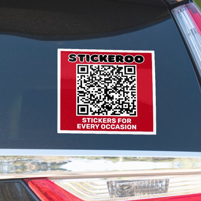 Customizable Business Promotion QR Code Car Decal  (Creator Uploaded)