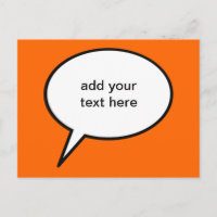 customizable cartoon speech balloon