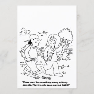 CUSTOMIZABLE CARTOON WEDDING INVITATION