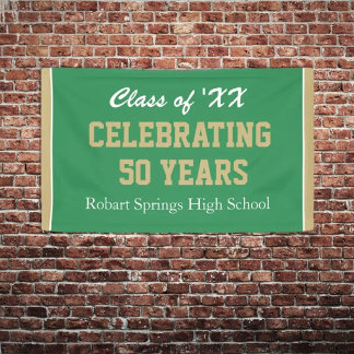 Customizable! Celebrate any year reunion banner