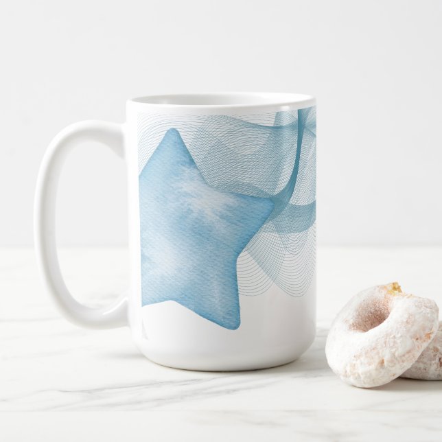 Customizable Ceramic Mug with Unique Design (With Donut)
