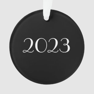 customizable chalkboard style Christmas ornament