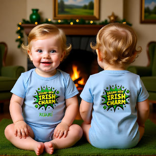 Customizable Charm Drop: Irish Edition Baby Bodysuit