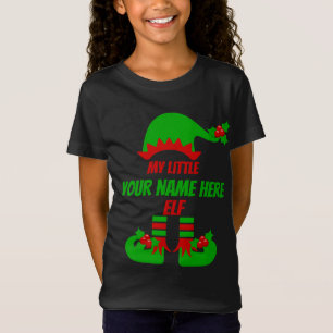 Customizable Christmas Elf Family Matching Holiday T-Shirt