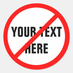 CUSTOMIZABLE CLASSIC ROUND STICKER