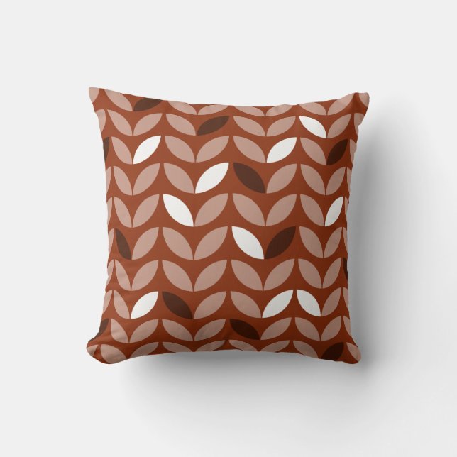 Customizable Color Abstract Decorative Pattern Cushion (Front)