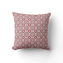 Customizable Color - Maroon Grey Abstract Pattern