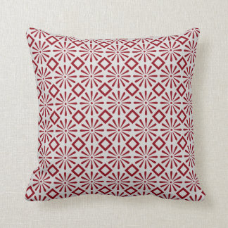 Customizable Color - Maroon Grey Abstract Pattern Cushion