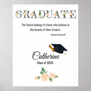 CUSTOMIZABLE Congratulations Graduation Poster