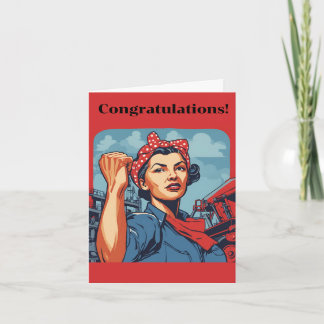 Customizable Congratulations, Strong women  Card