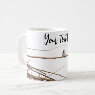 Customizable Contemporary White Bird Photography Coffee Mug