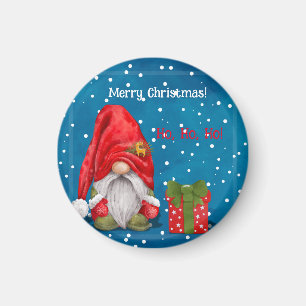 Customizable Cute Father Christmas Magnet