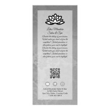 Customizable Damask Ombre Salon Spa Card Template