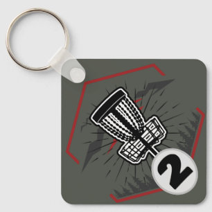 Customizable Disc Golf Bag Tag Key Ring