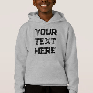 Customizable Distressed Text Font & Color Boys
