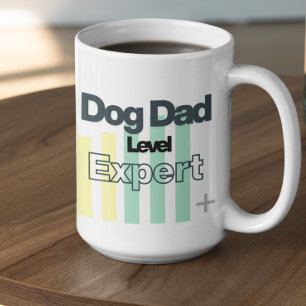 Customizable Dog Dad Level Expert Coffee Mug