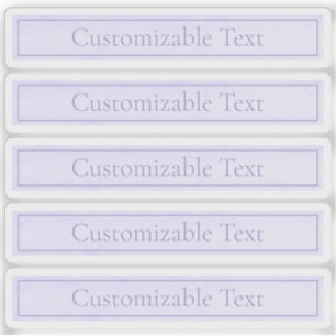 Customizable Elegant Light Lavender Purple