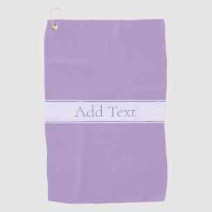 Customizable Elegant Light Lavender Purple Golf Towel