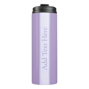 Customizable Elegant Light Lavender Purple Thermal Tumbler