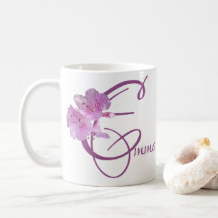 Customizable Emma name pink floral boho Coffee Mug