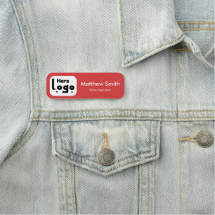 Customizable Employee Name Card Template Tag