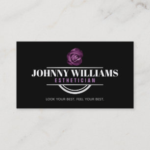 Customizable Esthetician Business Cards