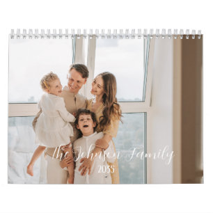 Customizable Family Photos Home Office Gifting Calendar
