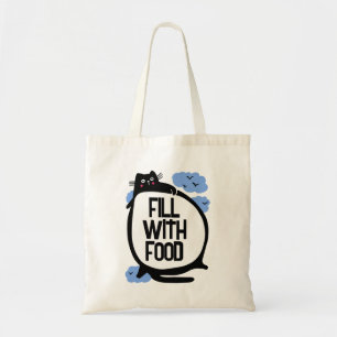 Customizable Fat Cat Tote Bag