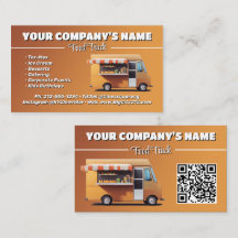 CUSTOMIZABLE Food Truck Business Card