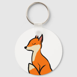 Customizable Fox Key Ring
