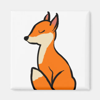 Customizable Fox Magnet