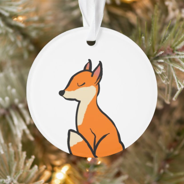 Customizable Fox Ornament (Tree)