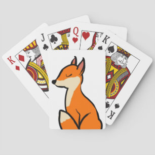 Customizable Fox Playing Cards