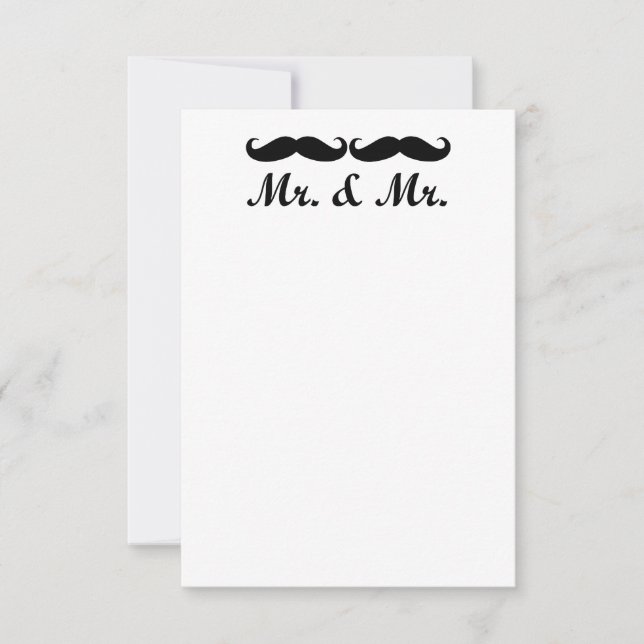 CUSTOMIZABLE GAY WEDDING INVITATIONS (Front)