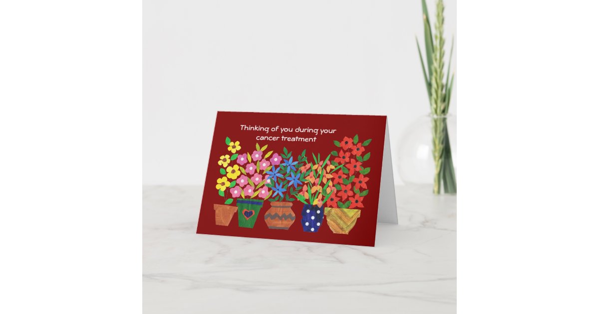 Customizable Get Well Card for a Cancer Patient Zazzle.co.uk