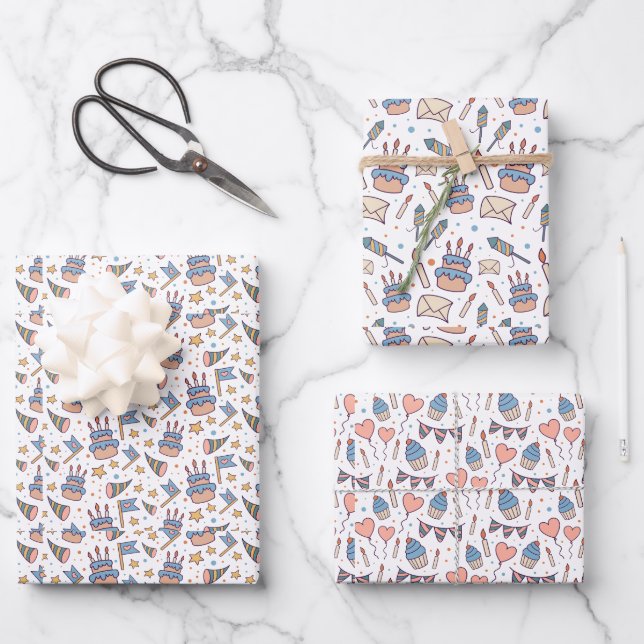 Customizable Gift Wrapping Sheets  (Front)