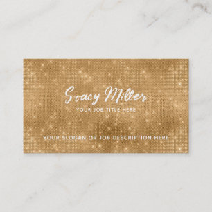 Customizable Golden Business Cards