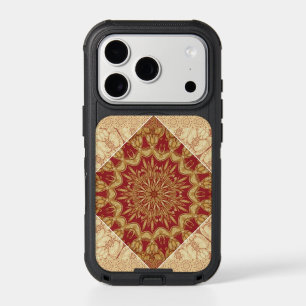 Customizable Golden Red Ornate - Design Your Luxur