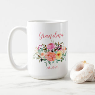 CUSTOMIZABLE Grandma Date - First time Grandma Coffee Mug