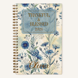 Customizable Gratitude Affirmations for Women Notebook