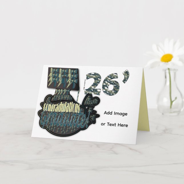Customizable Greeting Card Graduate (Small Plant)