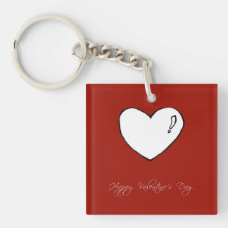 (customizable) Happy Valentine's day Key Ring