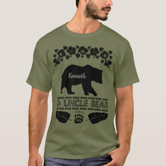 Customizable Hawaii Da Uncle Bear Silhouette T-Shirt
