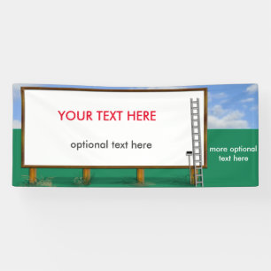 CUSTOMIZABLE HIGHWAY BILLBOARD 2.5 x 6 Banner