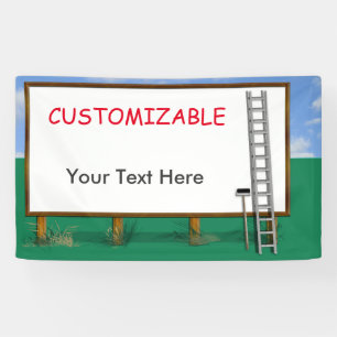 CUSTOMIZABLE HIGHWAY BILLBOARD 3 x 5 Banner