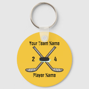 Customizable Hockey Key Chain