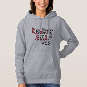 CUSTOMIZABLE "Hockey Mum" WOMEN'S FLEECE HOODIE